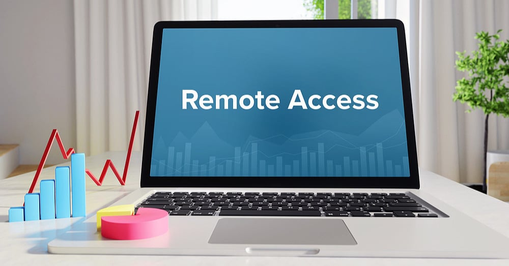 Remote access on laptop